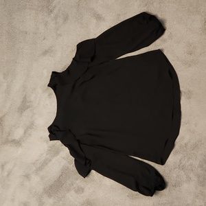 Iz Byer Cold Shoulder Ruffle Blouse